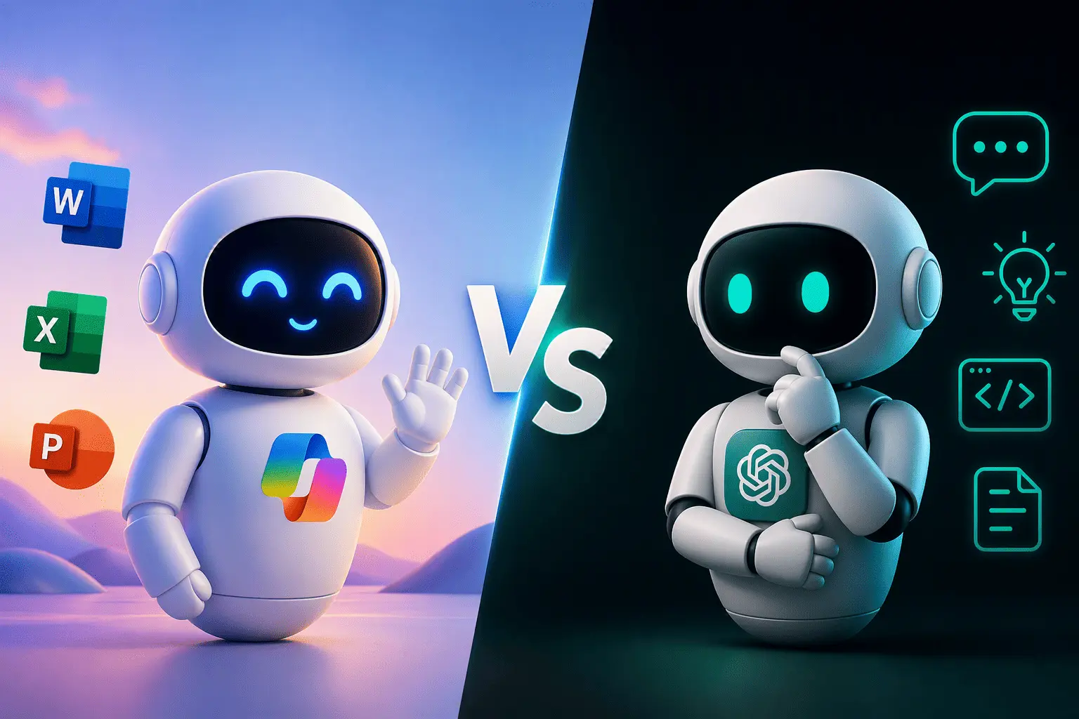 ChatGPT vs Microsoft Copilot comparison for business